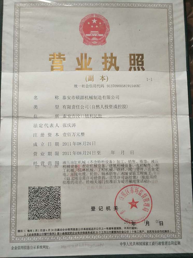 泰安市硕源机械制造有限公的图标